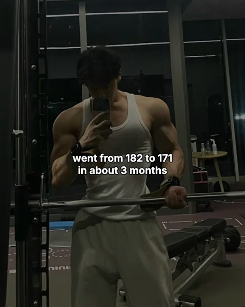 Slideshow cover: went from 182 to 171 in about 3 months