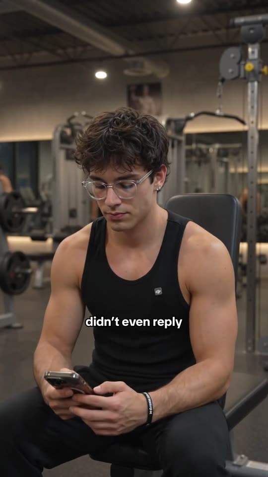On-screen text beat: didn’t even reply